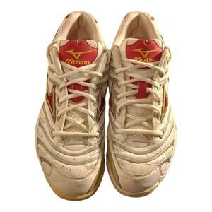 Vintage Mizuno Wave Stratosphere 2003 Running Women's Size 11 White Red Yellow